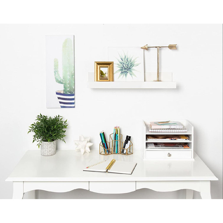 Latitude Run® Solid Wood Floating Shelf Wayfair